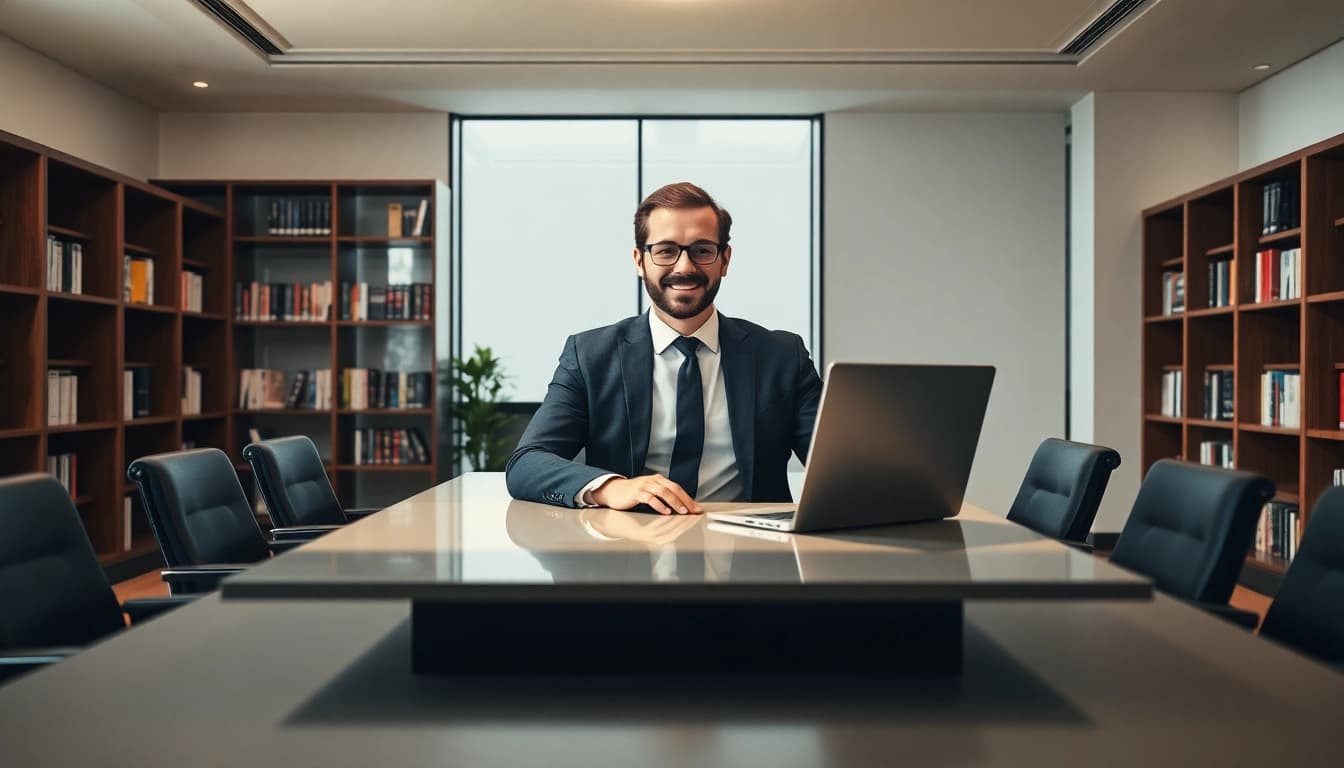 Headhunter Gastronomie bespricht Personalstrategien in einem modernen Büro