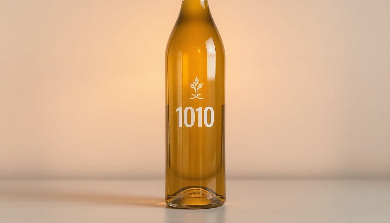 Kolloidales Silber 100 ppm Fläschchen in einem ansprechenden Lichtsetting präsentieren