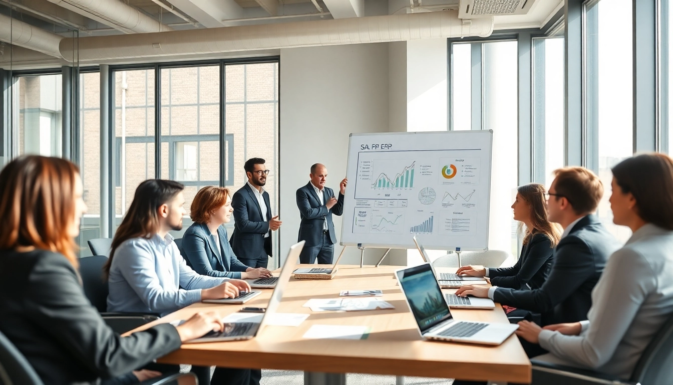 Diskutiere effiziente Loesungen fuer SAP ERP im modernen Buero.