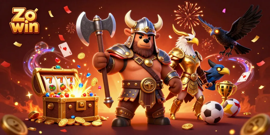 Experience the thrill of Zo win with a bold Viking, a Valkyrie eagle, and dynamic gambling elements