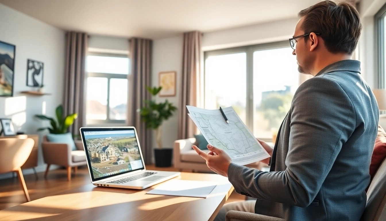 Immobilienmakler Frankfurt Eschersheim berät Kunden in einem modernen Büro.