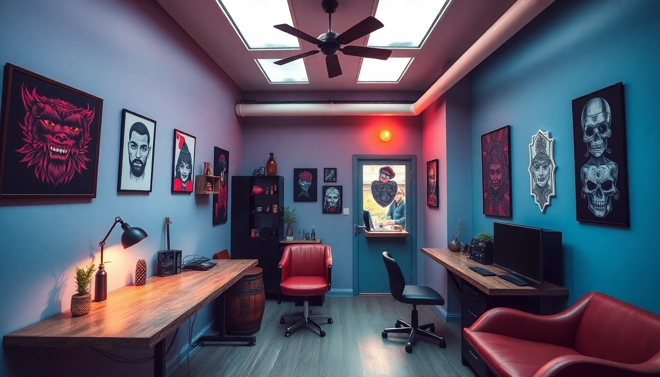 Tattoo Studio München: Kreativer Raum mit talentierten Künstlern und inspirierender Atmosphäre.