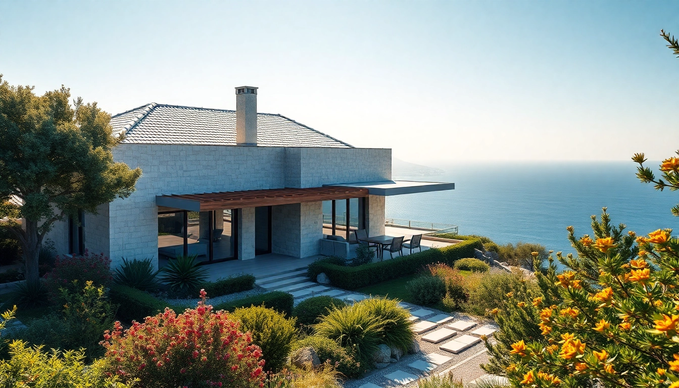 Schöne Villa zum haus in nordzypern kaufen mit Meerblick und modernen Annehmlichkeiten.
