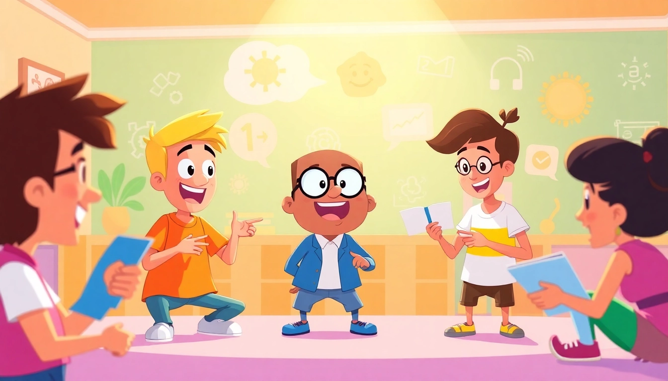 Creating an engaging Erklärvideo with animated characters and vibrant visuals.