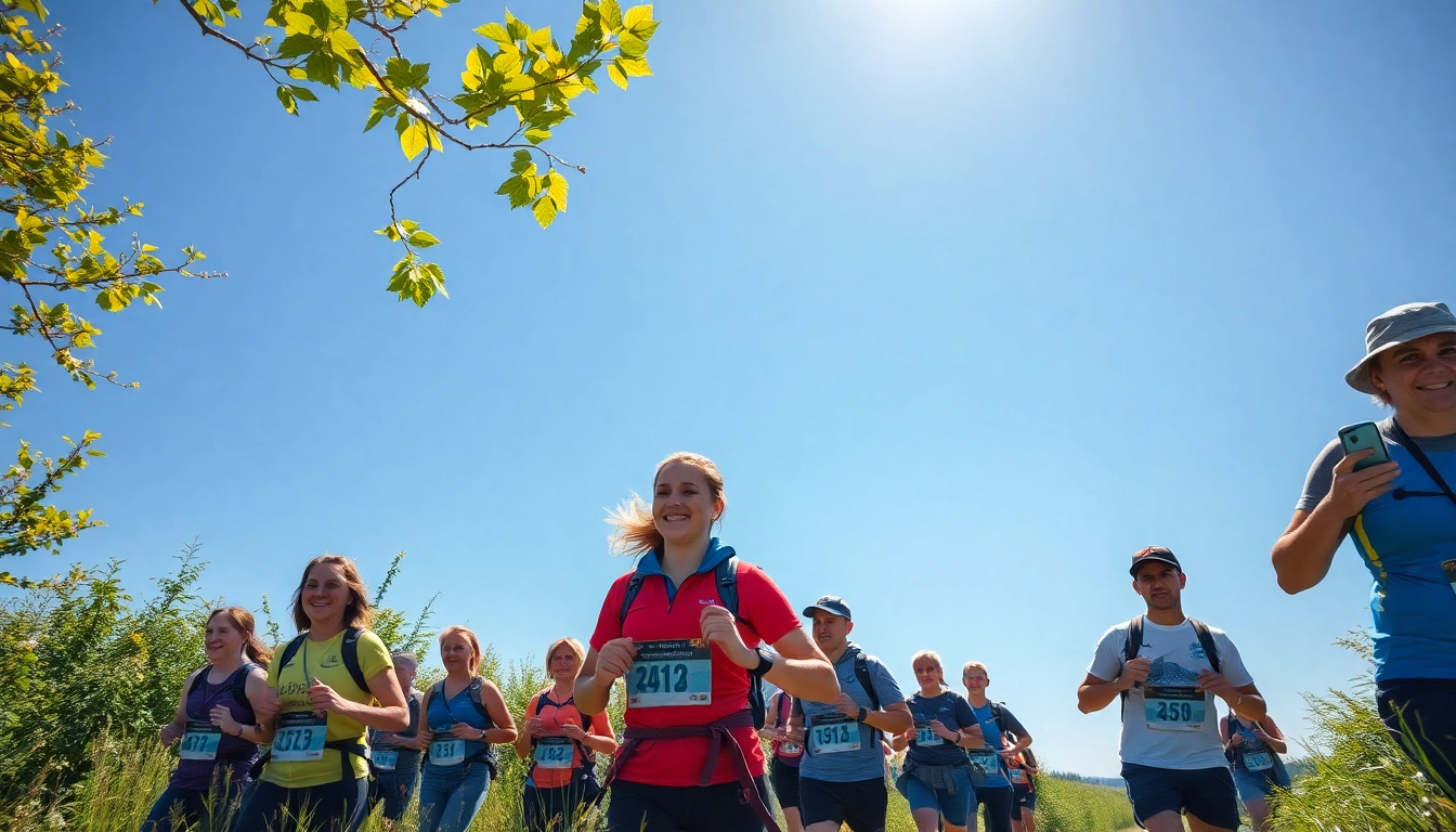 Wetziker OL Challenge Teilnehmer erkunden die Umgebung mit Karten und Kompassen.