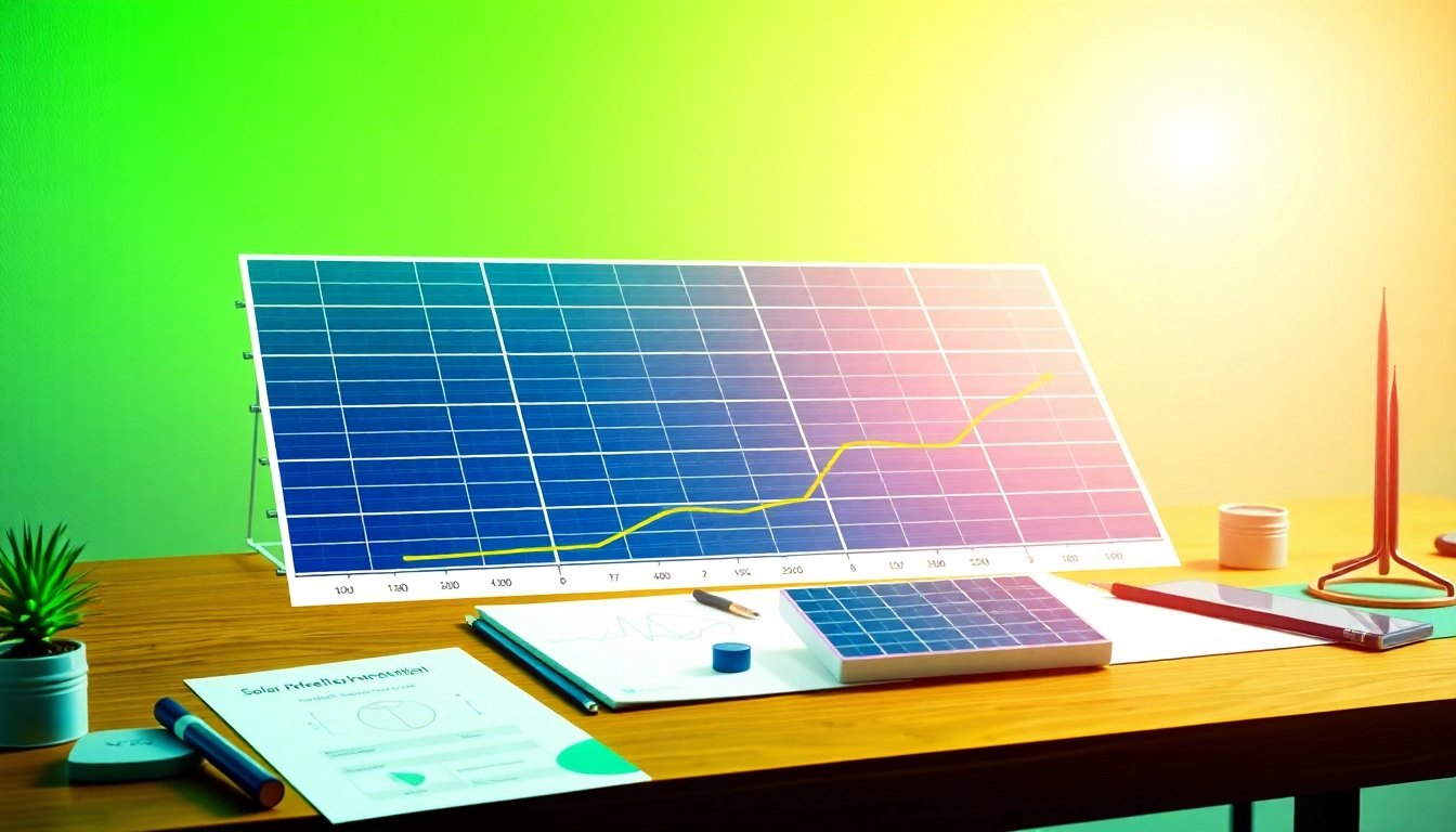Diagramm zur Photovoltaik Rentabilität berechnen, das Energieeffizienz und Innovation vermittelt.