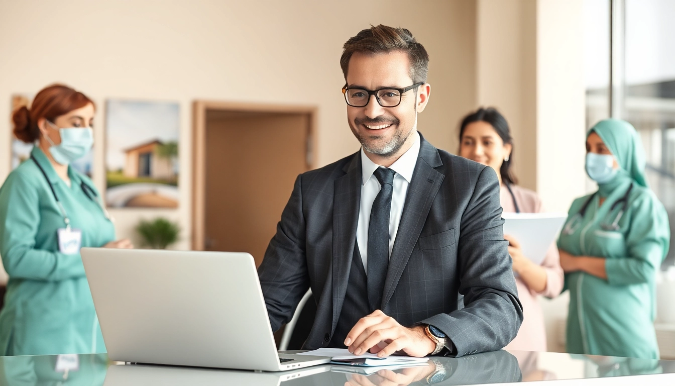 Headhunter Pflegekräfte beraten qualifizierte Fachkräfte in einem professionellen Gespräch.
