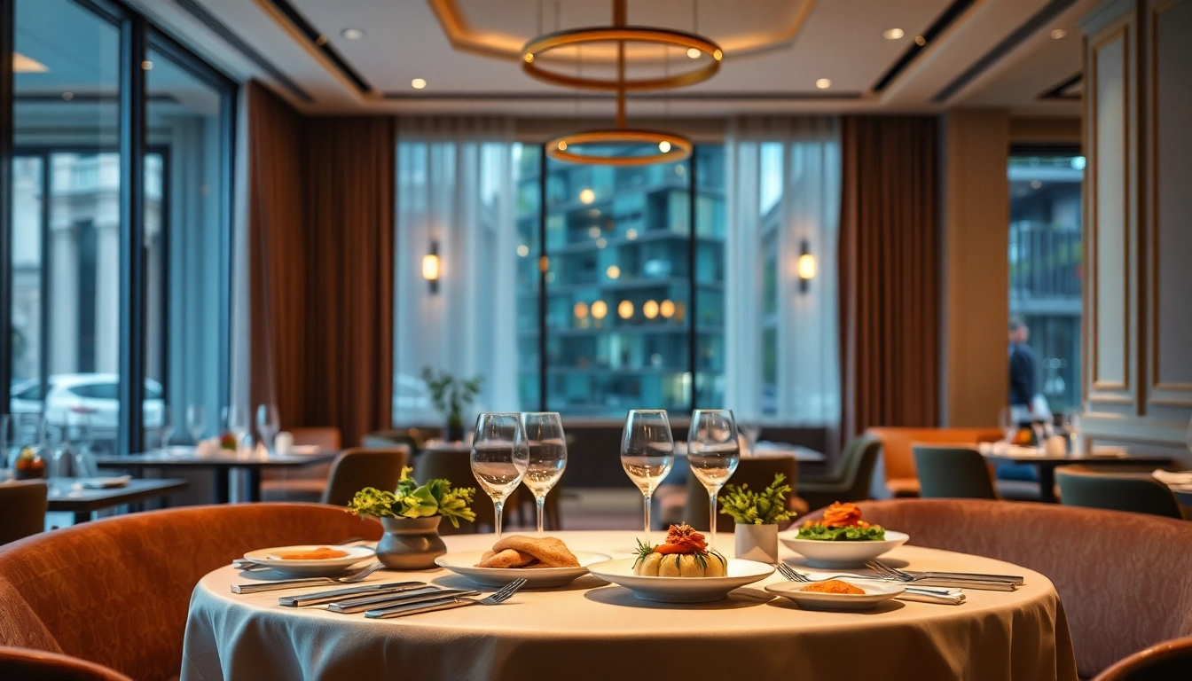 Headhunter Gastronomie: Eleganter Gastronomiebereich mit stilvollen Gerichten.